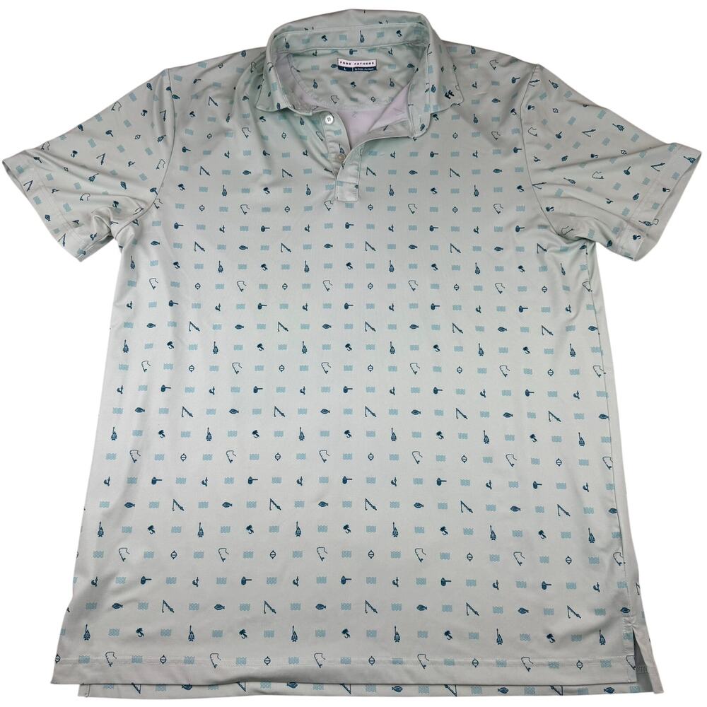 Fore Fathers Golf Polo Shirt Size L